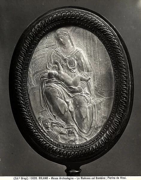 Back Side Of A Mirror With A Bas Relief Depicting Available As Framed