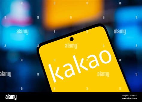 Dhaka Bangladesh 09 Nov 2024 Kakao Logo Is Displayed On Smartphone