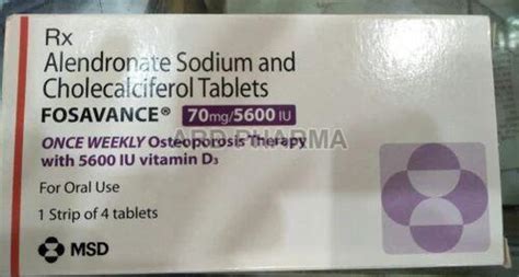 Alendronate Sodium And Cholecalciferol Tablets At Rs 629 In Nagpur Id