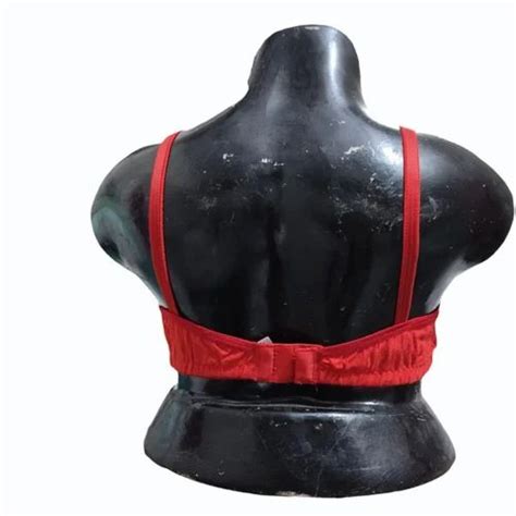 Plain Full Figure Women Red Cotton Padded Bra At Rs 40piece In New