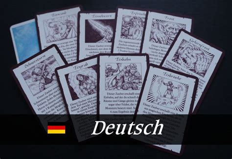 Ice Spells Custom Cards For Heroquest English Italiano Etsy Ireland