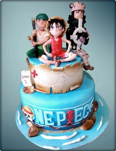 One Piece Decorated Cake By Giada Cakesdecor