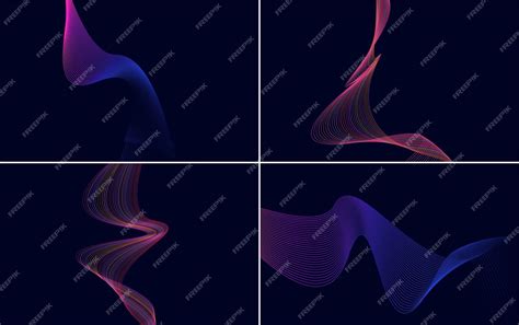 Premium Vector Enhance Your Designs With This Set Of 4 Vector Backgrounds