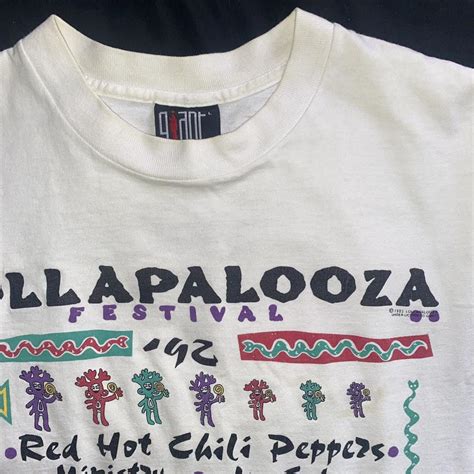 Rare Vintage 1992 Lollapalooza T Shirt Large Depop