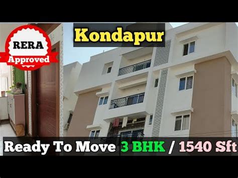 Bhk Flat Sale In Hyderabad Flat For Sale In Kondapur Raghavendra