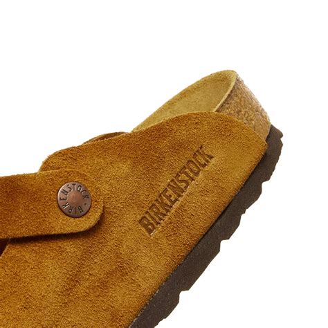 Birkenstock Boston Sfb Mink Suede End Us