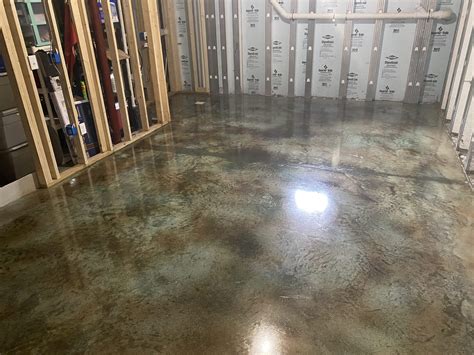 how to clean acid stain concrete floors