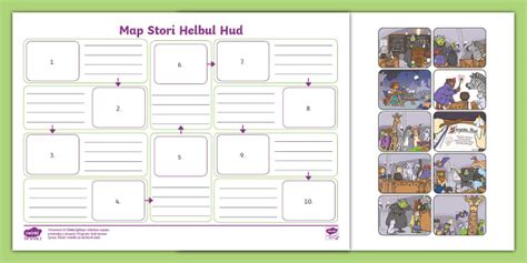 Helbul Hud Map Stori Teacher Made Twinkl