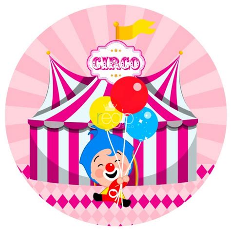 Digital Payaso Plim Photography Backdrop Children Photo Op
