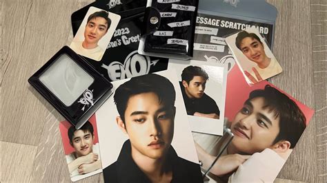 Exo Seasons Greetings Merch Jongin Kyungsoo Fujibee Unboxing