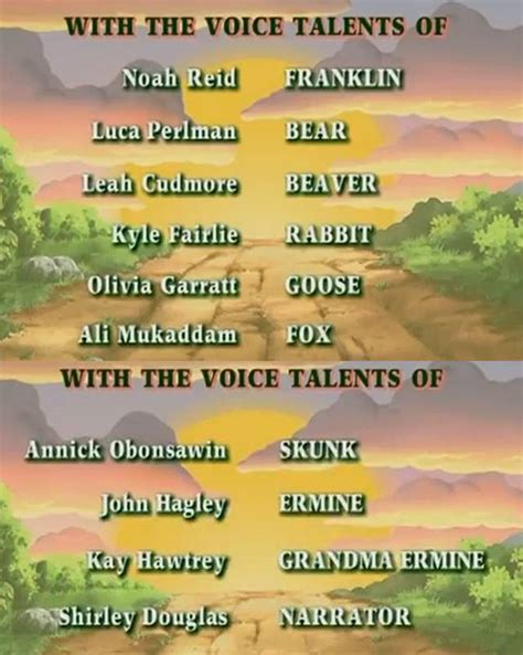 Grandma Ermine Voice Franklin Show Behind The Voice Actors