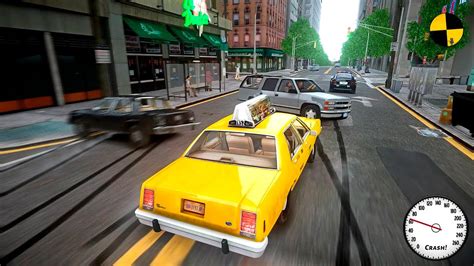 GTA 4 Crazy Taxi Crashes Ep 18 YouTube