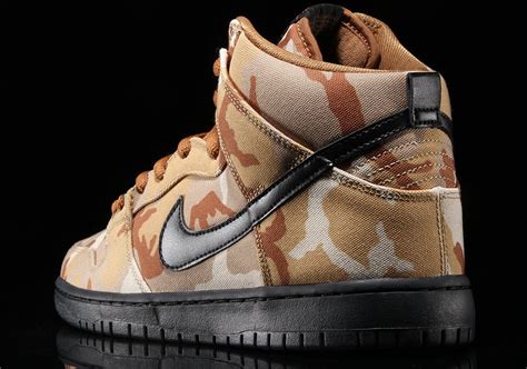 Nike Sb Dunk High Desert Camo Bq Sneakernews