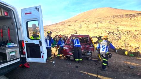 Choque M Ltiple En Carretera Que Une Pozo Almonte Con Iquique Dejo Como