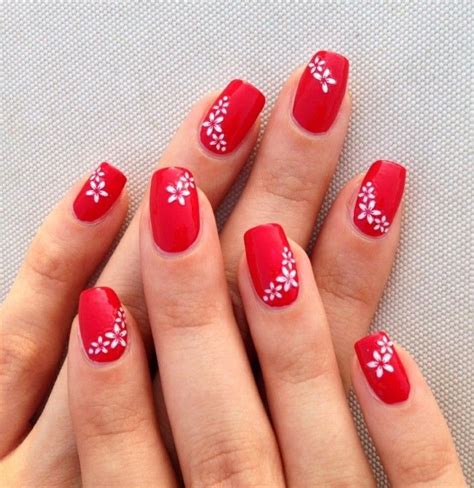 111 Sommernägel Ideen Wie Sie Den Sommer Begrüßen Red Acrylic Nails