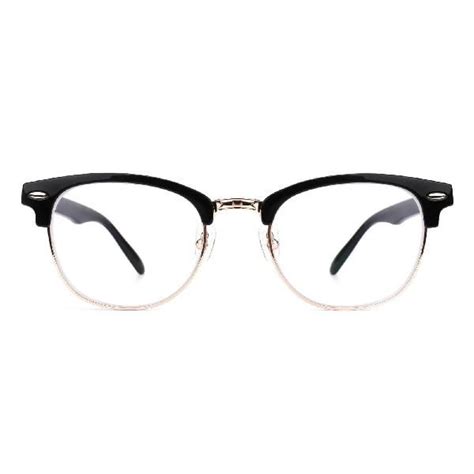 Sllac Gold Browline Eyeglasses Middle Full Rim Metal Eyewear Ancient