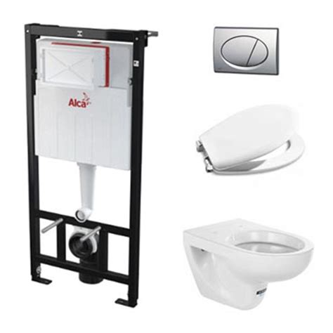 Комплект инсталляция Alcaplast 3 в 1 с унитазом Roca Victoria (4147033 ...