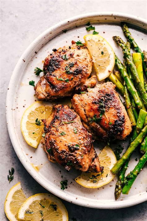 Lemon Garlic Butter Herb Chicken With Asparagus The Recipe Critic