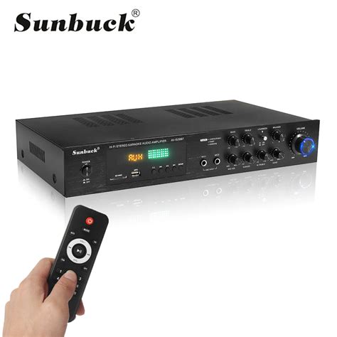 Sunbuck Audio Av Bt Bluetooth Sound Power Amplifier W Ac V