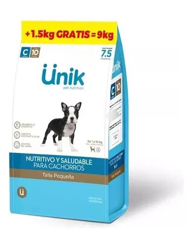 Alimento Unik Para Perro Cachorro De Raza Pequeña 9 Kg