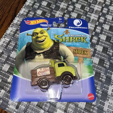HOT WHEELS Character Cars Dreamworks SHREK YE OLD ONIONS New Near Mint PicClick UK