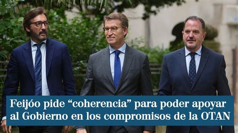 Feij O Pide Coherencia Para Poder Apoyar Al Gobierno Con Los