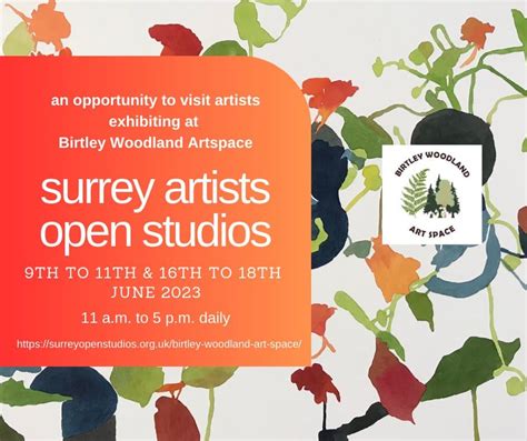 Surrey Artists Open Studios Birtley Woodland Art Space Surrey Hills