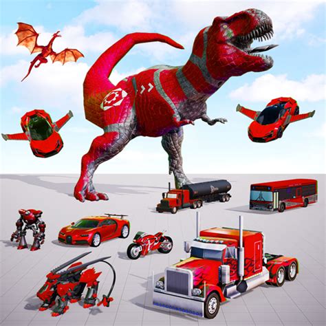 Dino Robot Transform Car Games 3D, Animal Robot Games, Dinosaur Robot ...