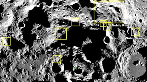 NASA narrows selection of Moon landing sites for Artemis astronauts ...