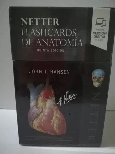 Libro Netter Flashcards De Anatom A Quinta Edici N Original Env O Gratis