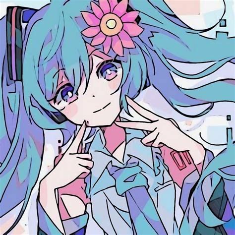 𖥻ׁ 🎤 𓄹 Hatsune Miku Icon 𔘓 ִ ۫ ּ Miku Hatsune Chibi Hatsune Miku