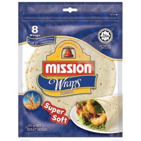 Mission Wraps Original 8 Wraps 360g Shopee Malaysia