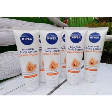 Jual Ml Nivea Body Serum Extra White Care Protect Shopee Indonesia