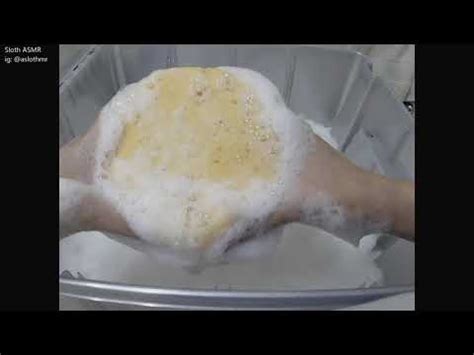 Oddly Satisfying Sponge Squeezing With PINE PINALEN ASMR YouTube