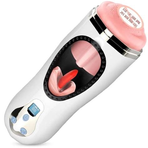 Promo New Alat Bantu Seks Sex Ual Toys Pria Tabung Hisap Lidah Sepong