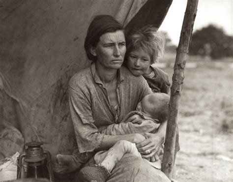 Migrant Mother Nopomo California By Dorothea Lange