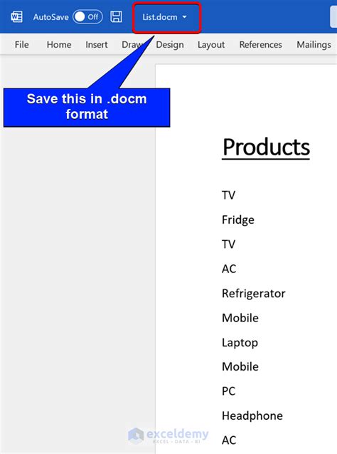 How To Open A Word Document And Replace Text With Excel Vba 6 Examples