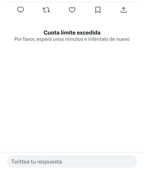 Cuota L Mite Excedida En Twitter Usuarios De Twitter Reportan
