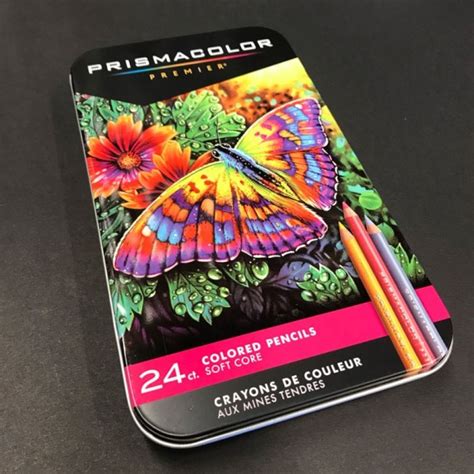 Boite Crayon De Couleur Prismacolor 24 Crayons Assortis