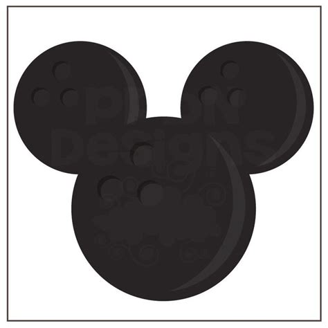 Mickey Mouse Ears Template Printable Clipartsco Images