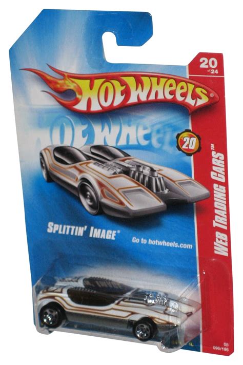 Hot Wheels Web Trading Cars White Splittin Image Car Walmart