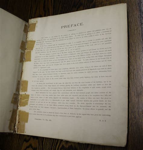 Bargain Johns Antiques The Official Atlas Of Nebraska 1885 Bargain