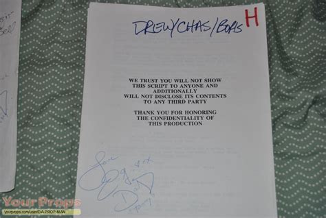 The Rugrats Movie Signed Michael Bell Used Script original prod. material