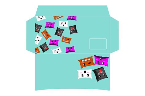 Emoticon Pillow Theme Envelope Design Graphic By Arsa Adjie · Creative