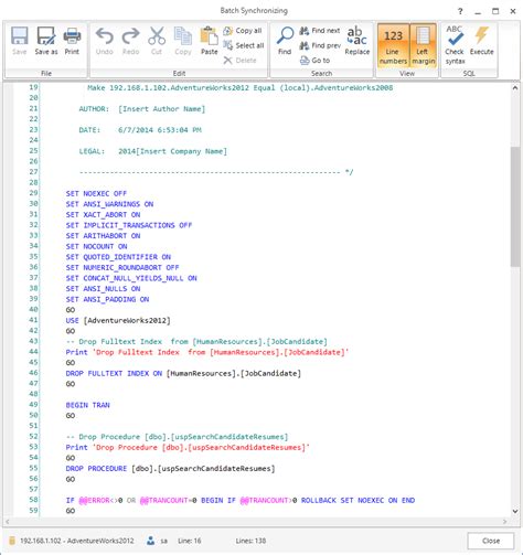 Sql Server Sql Server Schema Compare Tool Sql Authority With Pinal Dave