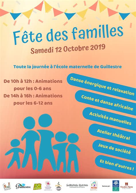 Fête des familles 2019 ACSSQ Centre Social Guillestrois Queyras