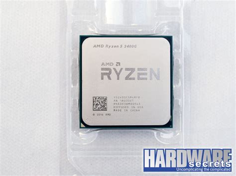 Ryzen 5 2400G CPU review - Hardware Secrets