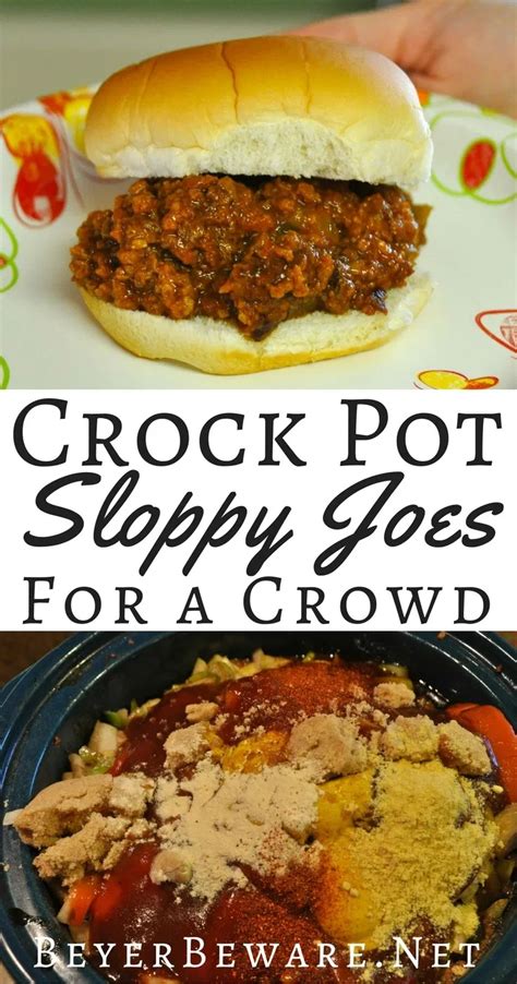 Crock Pot Sloppy Joes Artofit