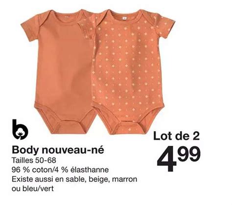 Promo Body Nouveau né chez Zeeman iCatalogue fr