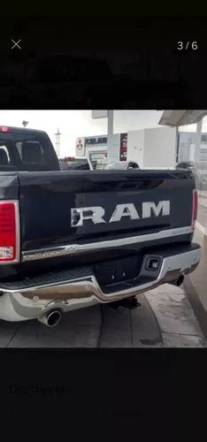 Emblema Letra Ram Rebel Tapa Trasera Cromada Meses Sin Inter S